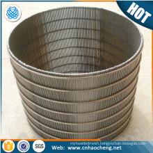 High quality V shaped welded stainless steel wedge wire screens/ mine screen mesh johnson pipe